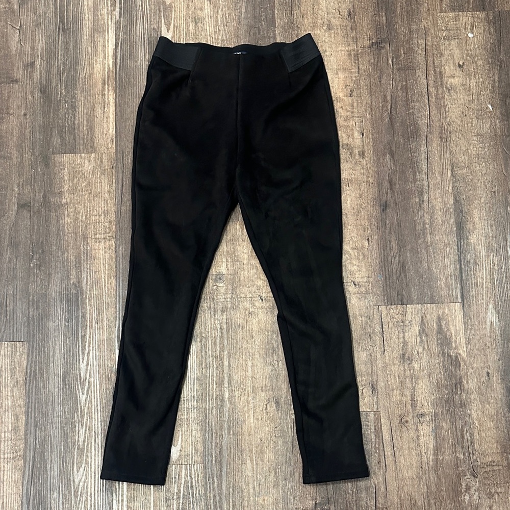 Chaps Black Slim Fit Pants